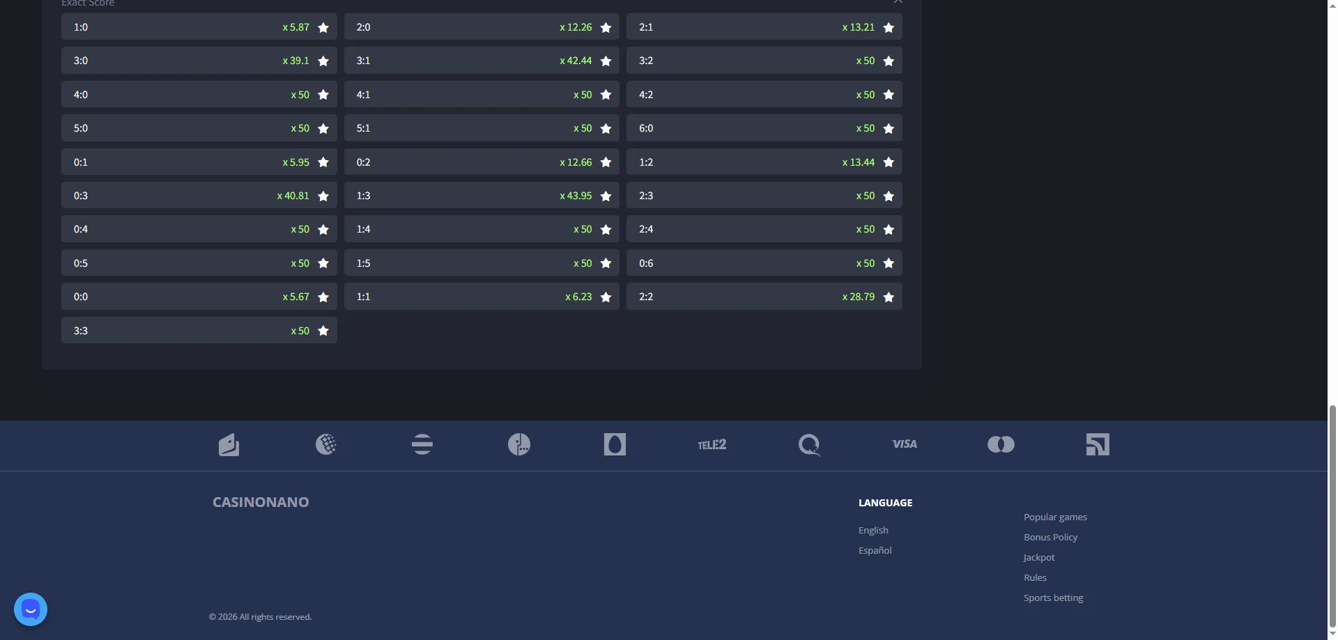 M&eacute;todos de pago en Nano Casino Chile WebPay Cuenta RUT MACH